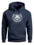 Hoodie Herren Schriftzug Oldschool Print Tiger Kapuzen-Pullover Bedruckt Männer Fashion Streetstyle Neverless®preview