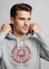 Hoodie Herren Schriftzug Oldschool Print Tiger Kapuzen-Pullover Bedruckt Männer Fashion Streetstyle Neverless®preview
