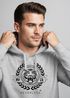 Hoodie Herren Schriftzug Oldschool Print Tiger Kapuzen-Pullover Bedruckt Männer Fashion Streetstyle Neverless®preview