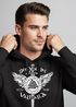 Hoodie Herren See you in Valhalla Schwert Runen Odin Vikings Kapuzen-Pullover Männer Fashion Streetstyle Neverless®preview