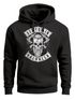 Hoodie Herren See You in Valhalla Wikinger Totenkopf Skull Print Kapuzen-Pullover Männer Fashion Streetstyle Neverless®preview