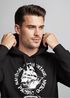 Hoodie Herren Segel Schiff Black Pearl Kapuzen-Pullover Männer Neverless®preview