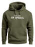 Hoodie Herren Shirt Spruch lustig Mama Says I Am Special Ironie Sarkasmus Aufdruck Nerd Schrift Fashion Streetstyle Neverless®preview