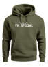 Hoodie Herren Shirt Spruch lustig Mama Says I Am Special Ironie Sarkasmus Aufdruck Nerd Schrift Fashion Streetstyle Neverless®preview