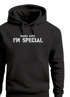 Hoodie Herren Shirt Spruch lustig Mama Says I Am Special Ironie Sarkasmus Aufdruck Nerd Schrift Fashion Streetstyle Neverless®preview