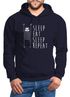 Hoodie Herren Sleep eat Sleep Repeat Faultier Moonworks®preview