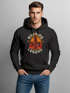 Hoodie Herren Sparta Burning Legend Schriftzug Fashion Streetstyle Kapuzen-Pullover Männer Neverless®preview