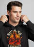 Hoodie Herren Sparta Burning Legend Schriftzug Fashion Streetstyle Kapuzen-Pullover Männer Neverless®preview