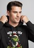 Hoodie Herren Spruch Anti Weihnachten fällt aus Kapuzen-Pullover Weihnachtspullover Männer Moonworks®preview