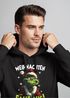 Hoodie Herren Spruch Anti Weihnachten fällt aus Kapuzen-Pullover Weihnachtspullover Männer Moonworks®preview