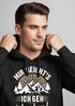 Hoodie Herren Spruch mir reichts ich geh Wandern Outdoor Motiv Kapuzen-Pullover Männer Fashion Neverless®preview