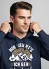 Hoodie Herren Spruch mir reichts ich geh Wandern Outdoor Motiv Kapuzen-Pullover Männer Fashion Neverless®preview
