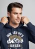 Hoodie Herren Spruch mir reichts ich geh Wandern Outdoor Motiv Kapuzen-Pullover Männer Fashion Neverless®preview