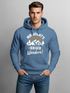 Hoodie Herren Spruch mir reichts ich geh Wandern Outdoor Motiv Kapuzen-Pullover Männer Fashion Neverless®preview