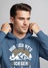 Hoodie Herren Spruch mir reichts ich geh Wandern Outdoor Motiv Kapuzen-Pullover Männer Fashion Neverless®preview