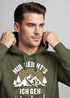 Hoodie Herren Spruch mir reichts ich geh Wandern Outdoor Motiv Kapuzen-Pullover Männer Fashion Neverless®preview