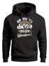 Hoodie Herren Spruch mir reichts ich geh Wandern Outdoor Motiv Kapuzen-Pullover Männer Fashion Neverless®preview