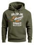 Hoodie Herren Spruch Sägespäne sind Männer-Glitzer Motiv Handwerker Säge Fashion Streetstyle Neverless®preview