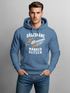Hoodie Herren Spruch Sägespäne sind Männer-Glitzer Motiv Handwerker Säge Fashion Streetstyle Neverless®preview