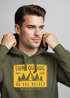Hoodie Herren Statement Print Think Outside Outdoor Kapuzen-Pullover Männer Fashion Streetstyle Neverless®preview