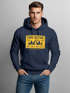 Hoodie Herren Statement Print Think Outside Outdoor Kapuzen-Pullover Männer Fashion Streetstyle Neverless®preview