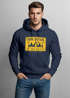 Hoodie Herren Statement Print Think Outside Outdoor Kapuzen-Pullover Männer Fashion Streetstyle Neverless®preview
