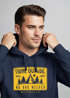 Hoodie Herren Statement Print Think Outside Outdoor Kapuzen-Pullover Männer Fashion Streetstyle Neverless®preview