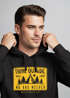 Hoodie Herren Statement Print Think Outside Outdoor Kapuzen-Pullover Männer Fashion Streetstyle Neverless®preview