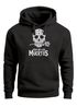 Hoodie Herren Sugar Skull Dia De Los Muertos Totenkopf mit Blumen Kapuzen-Pullover Männer Neverless®preview