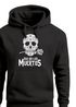 Hoodie Herren Sugar Skull Dia De Los Muertos Totenkopf mit Blumen Kapuzen-Pullover Männer Neverless®preview