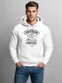 Hoodie Herren Surfer Motiv Schriftzug Suburban Surfers Palme Welle Kapuzen-Pullover Männer Neverless®preview