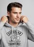 Hoodie Herren Surfer Motiv Schriftzug Suburban Surfers Palme Welle Kapuzen-Pullover Männer Neverless®preview