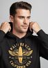 Hoodie Herren Surfing Motiv Vintage Effekt Palm Beach California USA Schriftzug Fashion Streetstyle Kapuzen-Pullover Männer Neverless®preview
