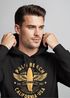 Hoodie Herren Surfing Motiv Vintage Effekt Palm Beach California USA Schriftzug Fashion Streetstyle Kapuzen-Pullover Männer Neverless®preview