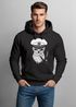 Hoodie Herren Sweatshirt Totenkopf Kapitän Captain Skull Bard Seemann Neverless®preview