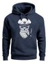 Hoodie Herren Sweatshirt Totenkopf Kapitän Captain Skull Bard Seemann Neverless®preview