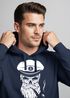 Hoodie Herren Sweatshirt Totenkopf Kapitän Captain Skull Bard Seemann Neverless®preview
