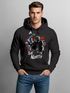 Hoodie Herren The North Wikinger Berserker Norwegen Valhalla Odin Ragnar Print Aufdruck Fashion Streetstyle Neverless®preview