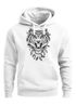Hoodie Herren Tiger Boho Zentangle Bohamian Atzec Federn Traumfänger Kapuzen-Pullover Männer Neverless®preview