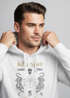 Hoodie Herren Tiger Motiv Totenkopf India Spirit Schriftzug Indien Fashion Streetstyle Kapuzen-Pullover Männer Neverless®preview