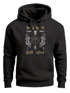 Hoodie Herren Tiger Motiv Totenkopf India Spirit Schriftzug Indien Fashion Streetstyle Kapuzen-Pullover Männer Neverless®preview