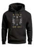 Hoodie Herren Tiger Motiv Totenkopf India Spirit Schriftzug Indien Fashion Streetstyle Kapuzen-Pullover Männer Neverless®preview