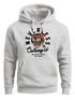 Hoodie Herren Tiger Print Motiv Schrift Retro Vintage Clothing Fashion Streetstyle Neverlesspreview