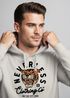 Hoodie Herren Tiger Print Motiv Schrift Retro Vintage Clothing Fashion Streetstyle Neverlesspreview