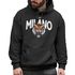 Hoodie Herren Tiger Print Schriftzg Milano Italy Kapuzen-Pullover Männer Italien Fashion Streetstyle Neverless®preview