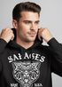 Hoodie Herren Tiger Vintage Print Kapuzen-Pullover Männer Neverless®preview
