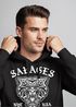 Hoodie Herren Tiger Vintage Print Kapuzen-Pullover Männer Neverless®preview