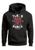 Hoodie Herren Tigerkopf Print Vintage Style Japan Design Tokio Punch Schriftzug Fashion Streetstyle Kapuzen-Pullover Männer Neverless®preview