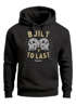 Hoodie Herren Tigerkopf Totenkopf Print Built to last Schriftzug Rocker Biker Racing Design Fashion Streetstyle Kapuzen-Pullover Männer Neverless®preview