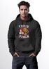 Hoodie Herren Tokio Punch Schriftzug Tigerkopf Print Tattoo Style Kapuzen-Pullover Männer Neverless®preview